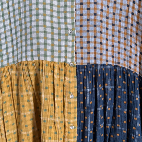 Amente's 100% cotton contrast midi dress - Picture 10 of 10